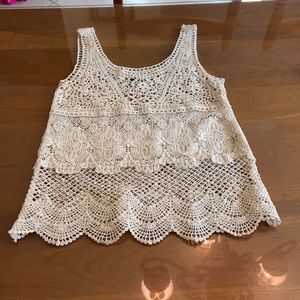 Beautiful Lace Tank. Extra Small. See Tag.